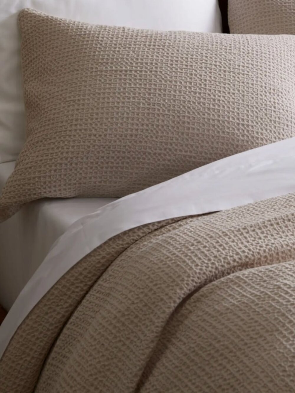 Quince Organic Luxe Honeycomb Duvet Cover Set Twin